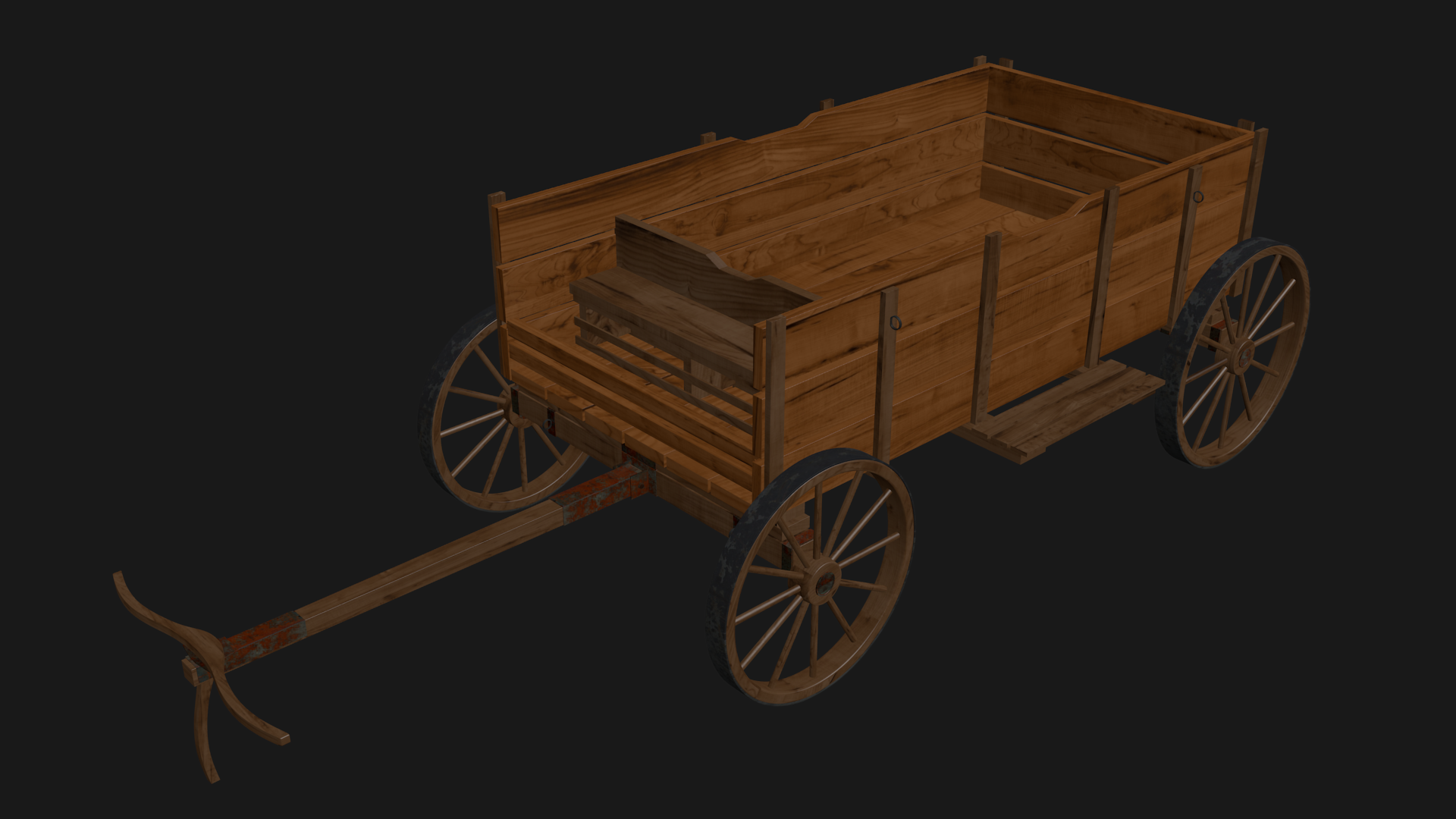 Wooden waggon preview image 1